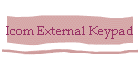 Icom External Keypad